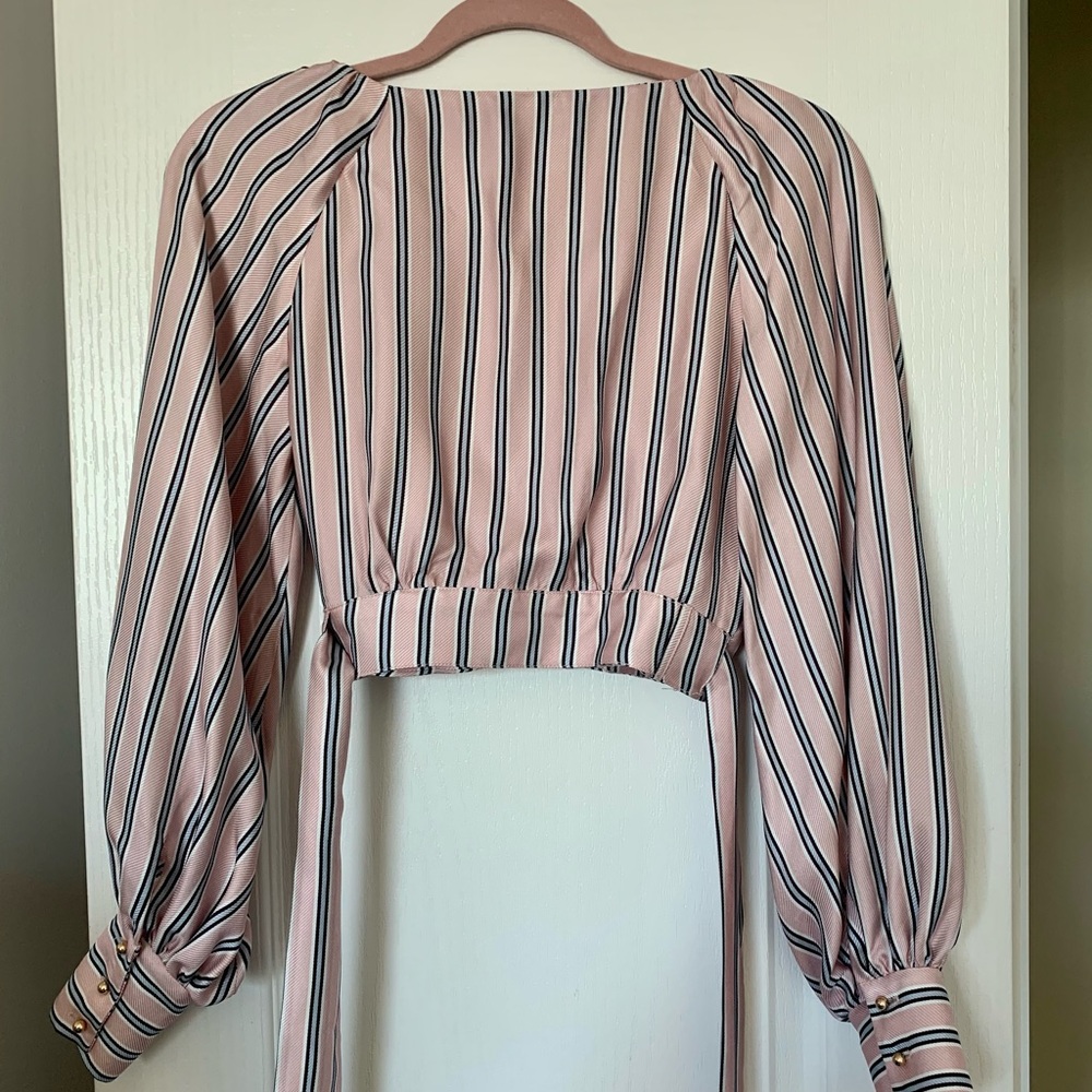 Zimmermann Silk Blend Wrap Blouse - Picture 8 of 11